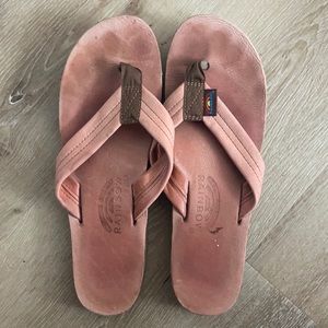 Rainbow Flip Flops